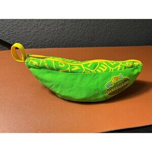My First Bananagrams Word Game with Letter Tiles and Banana Case Green